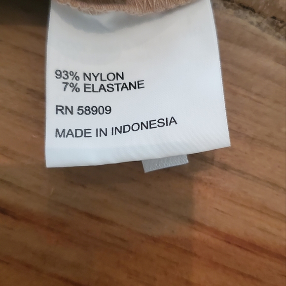 Gianni Bini Layla Sleeveless Racer Knit Coordinating Bodysuit Medium Tan - Picture 8 of 8